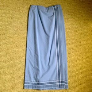 Talbots size 2 Petite long wrap skirt